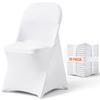 Stretch Spandex Folding Chair Covers, Universal Fitted Chair Cover, Removable Washable Protective Slipcovers, for Wedding, Holiday, Banquet