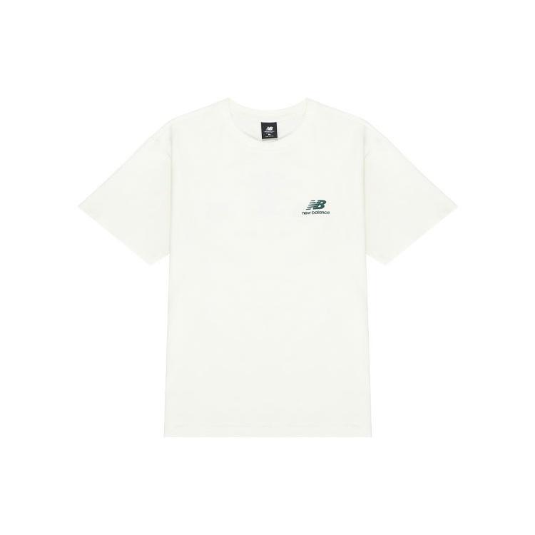 New Balance Logo Graphic T-Shirt Asia Sizing  White Grey  Men s AMT22397-IV XXL