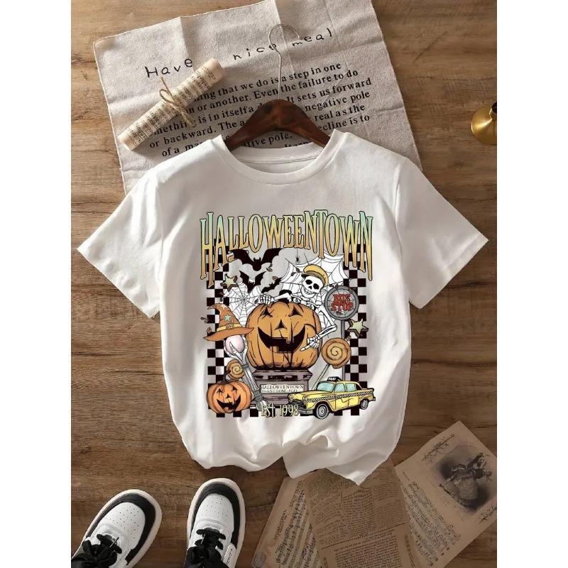 

Женская свободная футболка большого размера с круглым вырезом и короткими рукавами с модным принтом из чистого хлопка. Футболки женские XXXL