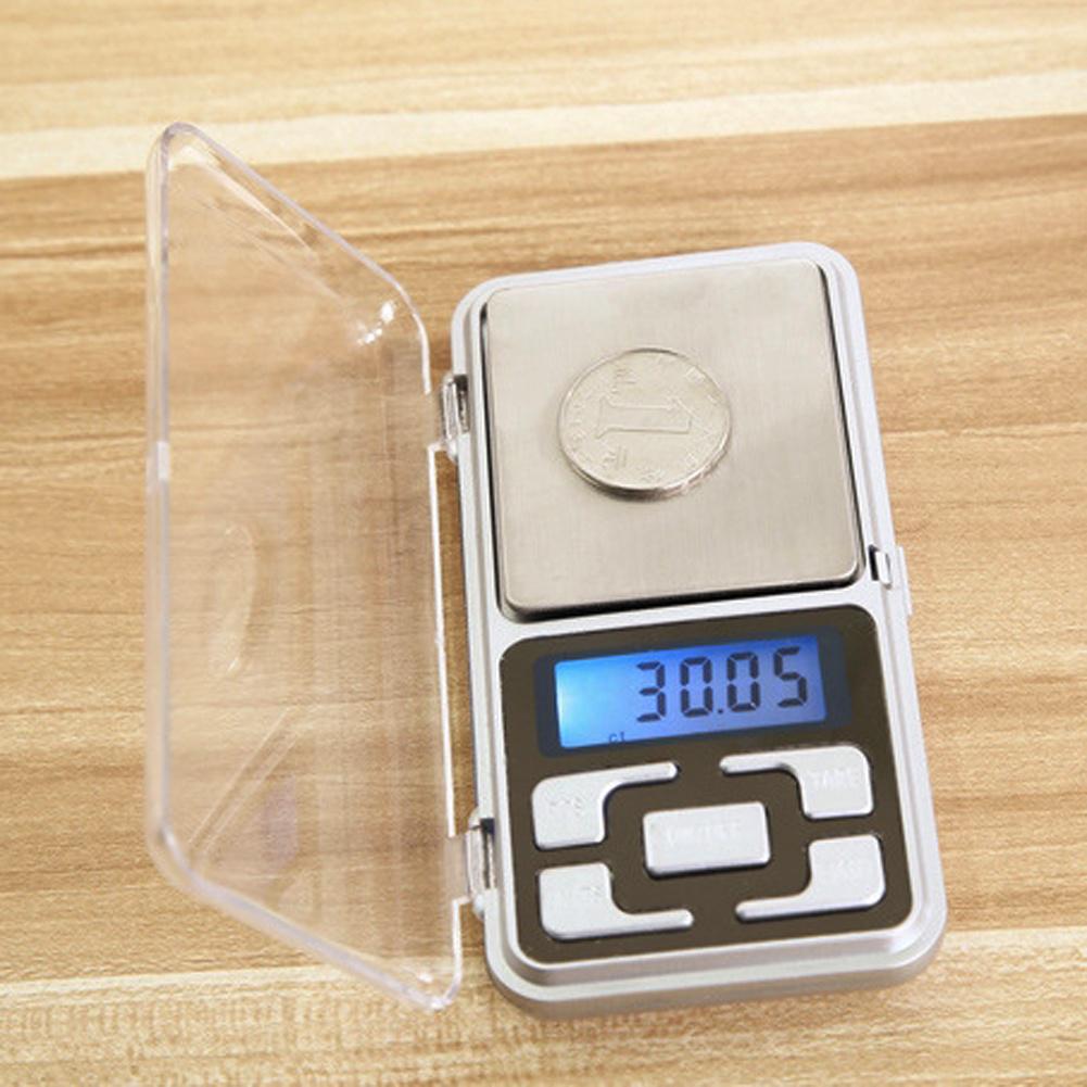 Digitale Taschenwaage, tragbar, LCD, elektronische Schmuckwaage, Gold-Diamant-Kraut-Balance-Gewichtswaage