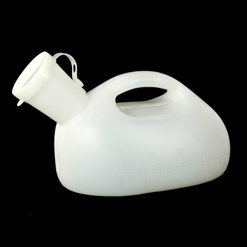 1PC Hospital Ml Urinal for Men, Thickened Large Capacity 3000ML Chamber Pot with Lid Urinator for the Elderly, Bed Care Urinal for Men