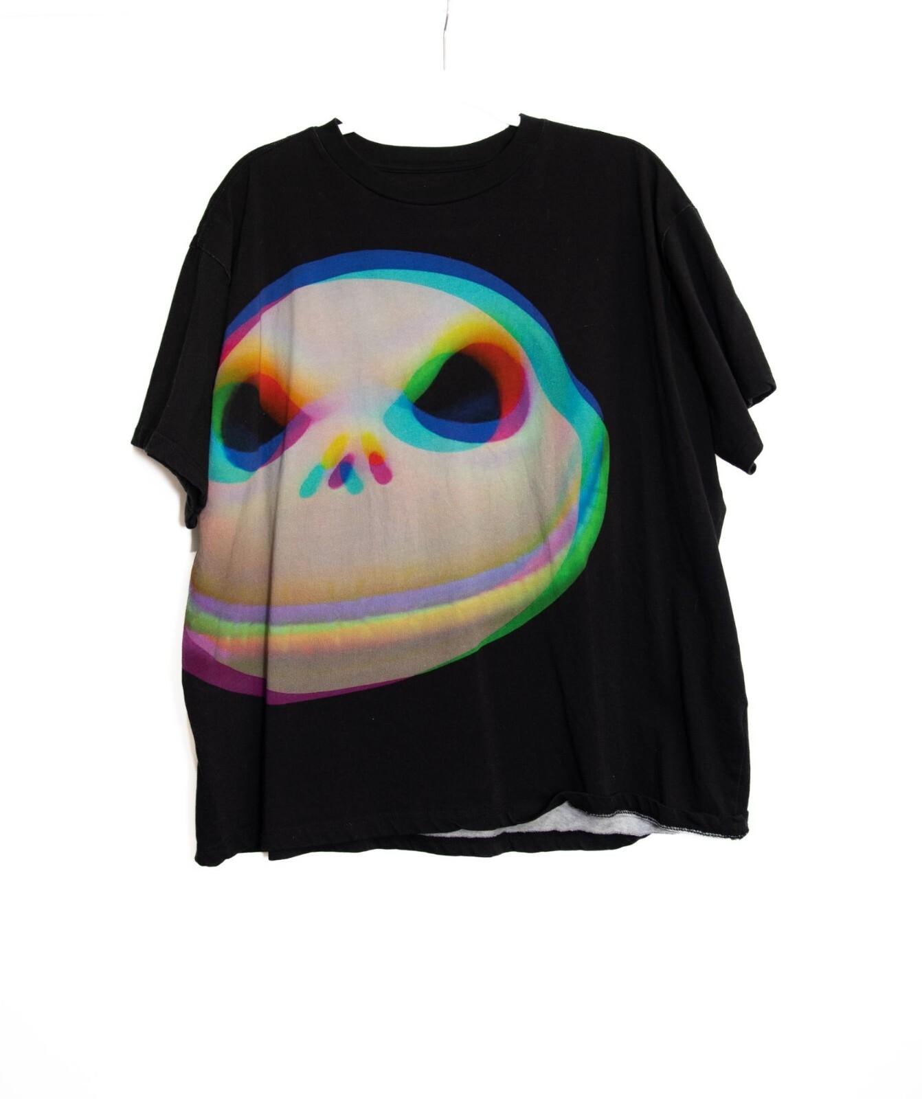 Jack Skellington Prism Graphic T-Shirt In Black XL XXXXL