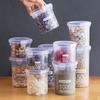 Food Grade Sealed Jars Refrigerator Fresh-keeping Storage Jars Plastic Grain Jars Multi-specification Sealed Jars with Lids