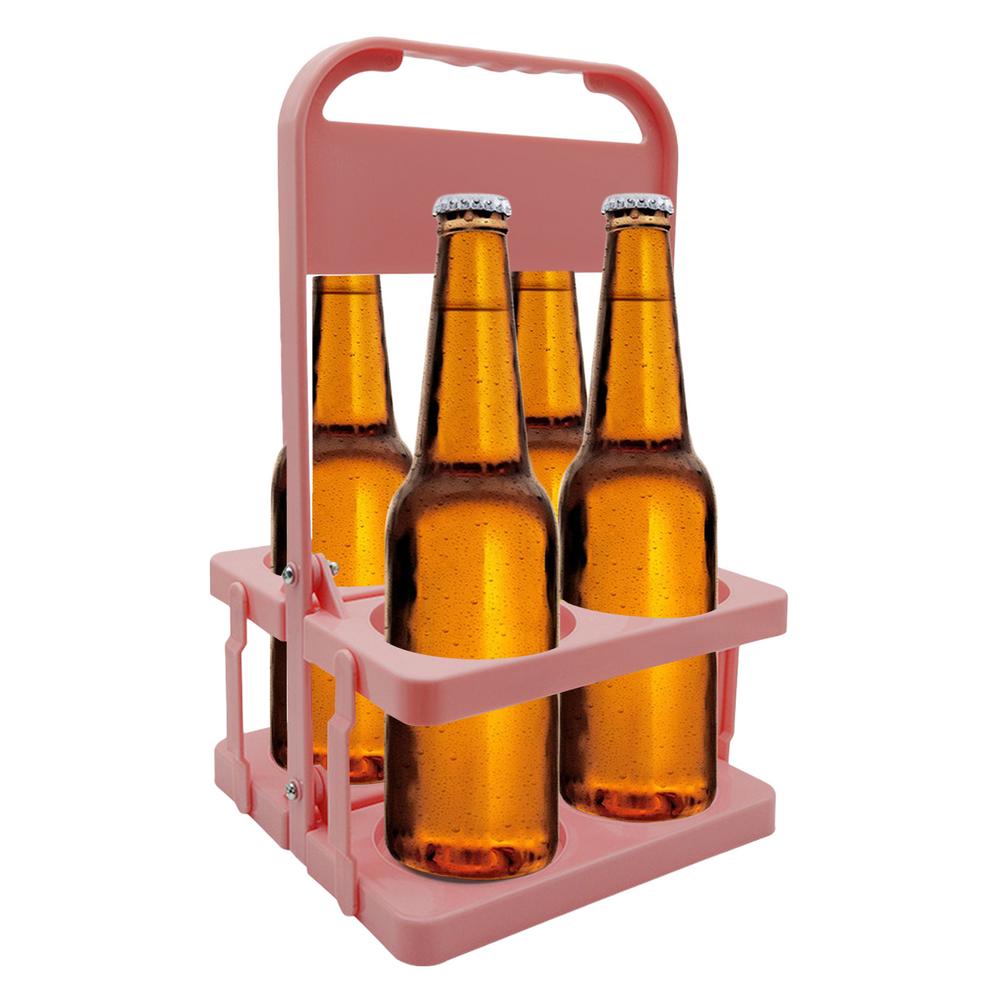 Beer Basket Wine Rack Holder Wine Holder Rack Bottle Carrier Organizer Portable Foldable Beverage Bottle Carrier For Baseball