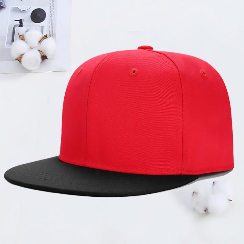 Hip Hop Flat Rim Hat Embroidery Summer Travel Shade Street Dance Flat Rim Hat Men