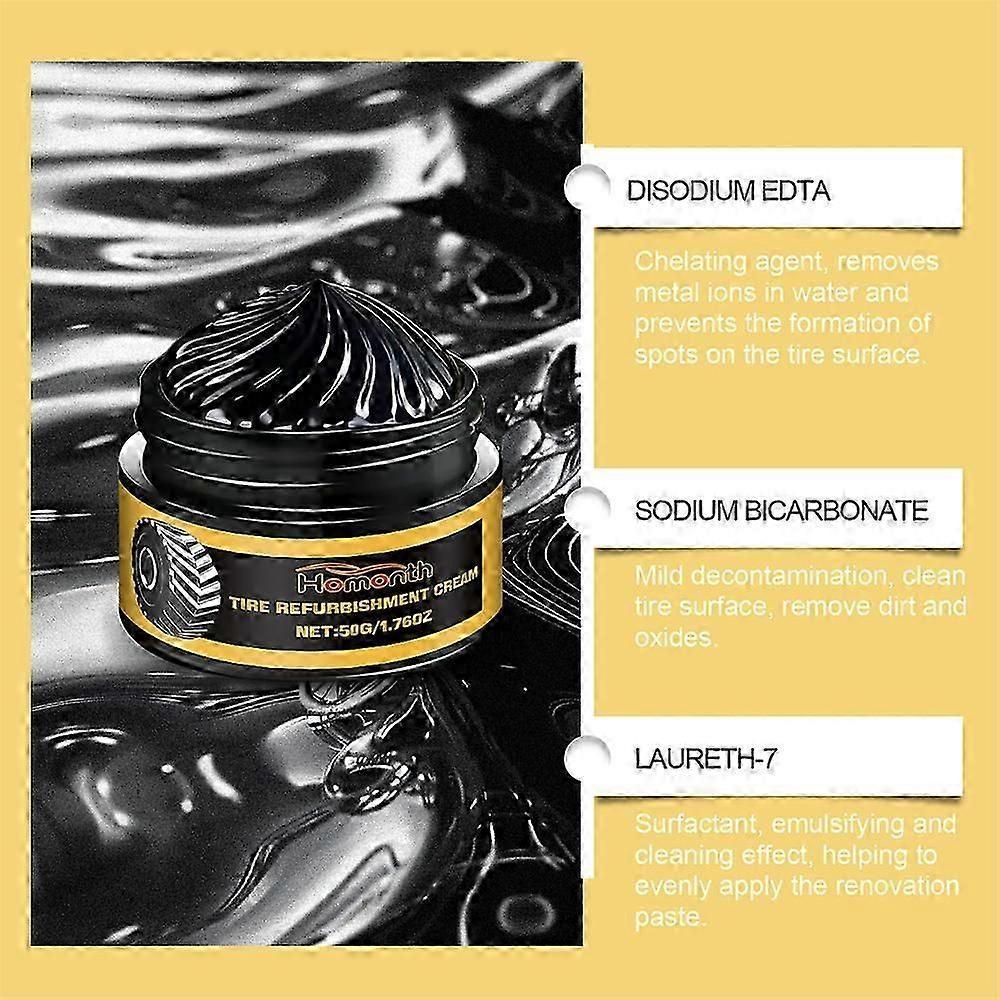 Tire Shine Coating Tyre Gloss Hydrophobic Sealant Wax Long Lasting