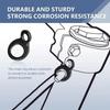 5PCS fastening anchor hooks and fastening rings are suitable for off-road vehicles, trucks, UTV trailers, and fastening anchors