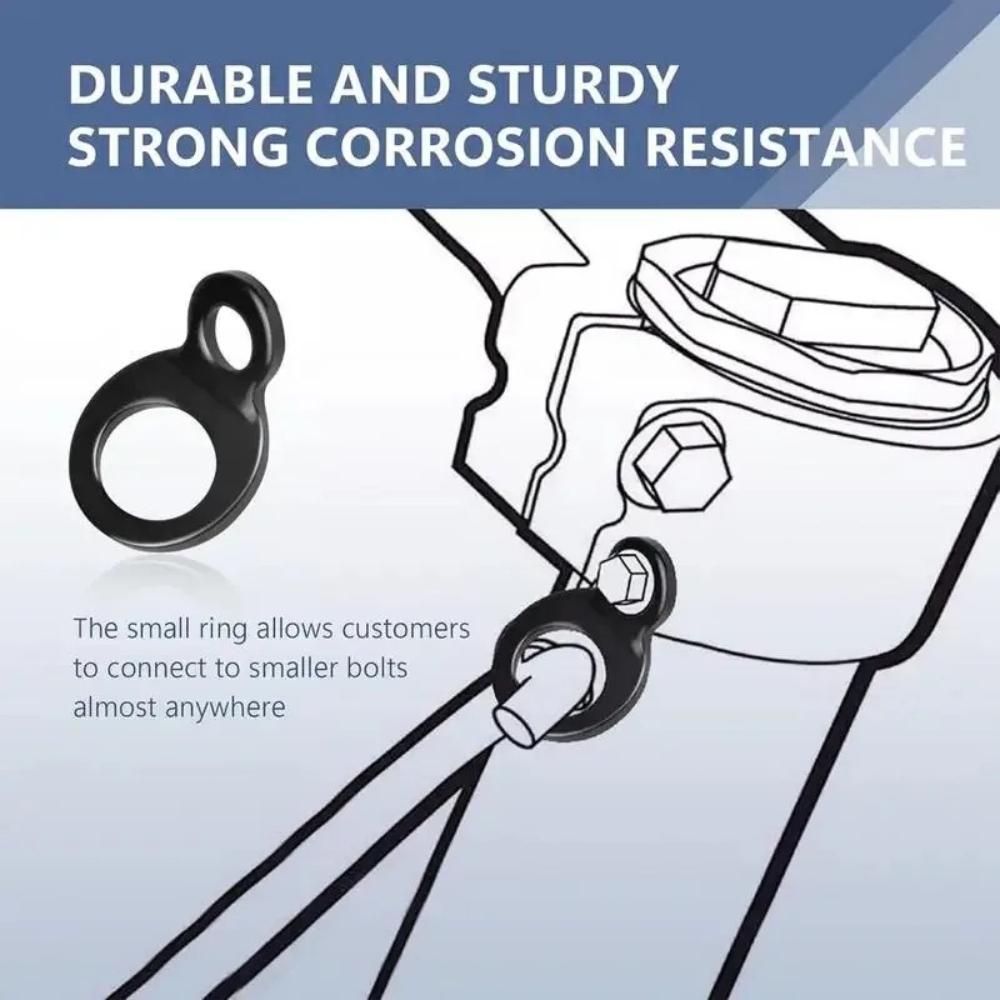 5PCS fastening anchor hooks and fastening rings are suitable for off-road vehicles, trucks, UTV trailers, and fastening anchors