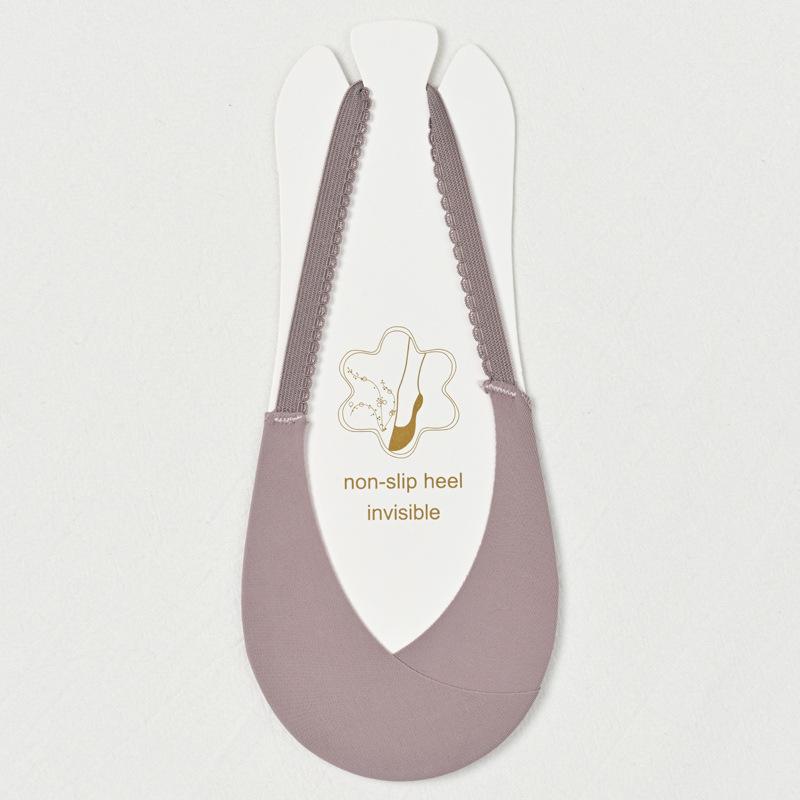 Invisible Non-slip Women's Ice Silk No-show Socks for High Heels