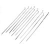 10Pcs Stainless Steel Barbecue Flat Skewer Grilling Tool for Party Outdoor Activities