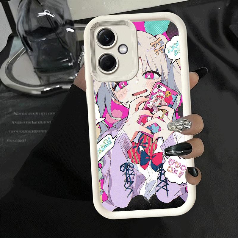 Phone Case for Xiaomi Redmi Note 15 14 13 Pro Plus Anime Kwaii Girl Ins Style Shell 12S 11 11S 11T 5G 14S Soft Silicone Funda