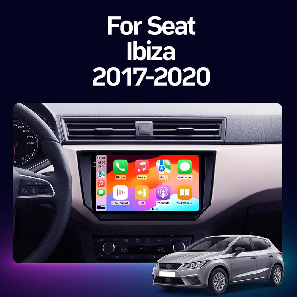 Android 14 Auto Car Radio for Seat Ibiza 2017 2018 2019 2020 Car Multimedia Video Player Navigation GPS 4G Carplay  No 2din DVD