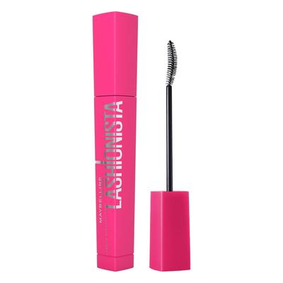 Maybelline MAYBELLINE Comes Off with Hot Lashnista N Comes Off with Hot Keeps Contains Fiber Mascara, Water, 01, Black, Base, Water, Long, Curls,