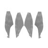 4pcs Car-styling Microfiber Leather Door Armrest Panel Cover Sticker For Toyota Corolla