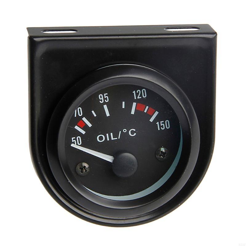 2025 New Universal 2" 52mm LED Light Car Pointer Oil Temperature Temp Gauge 50-150℃ New