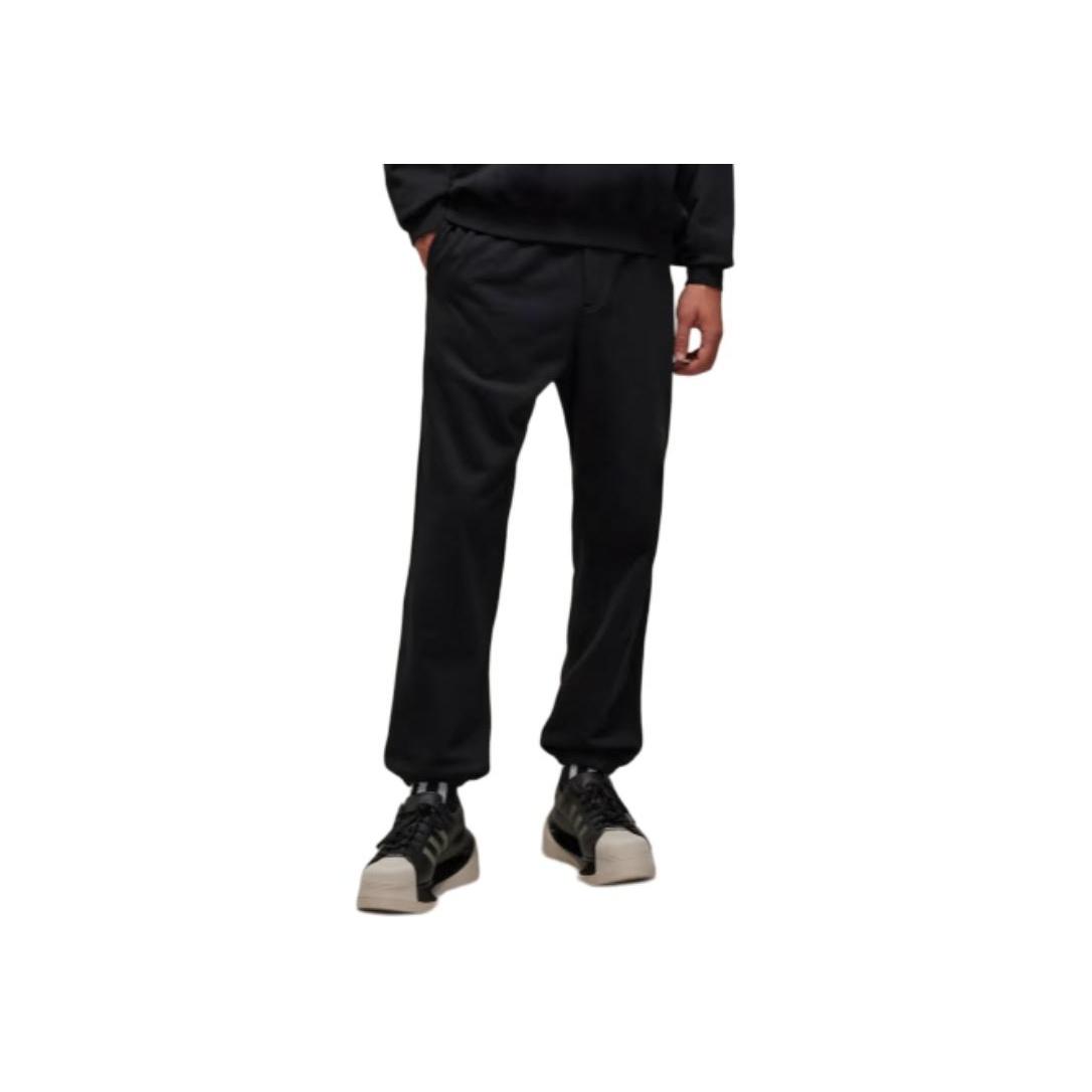 

Y-3 Brushed Terry Track Pants High Waist Knit Joggers Unisex Bottoms Black IW0074 L