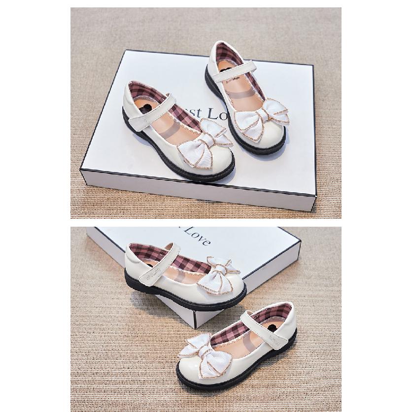 Children's Princess Shoes Spring and Autumn Fashion New Girls' Shoes Little Girls' Black Flats Soft Sole Spring Baby Shoes