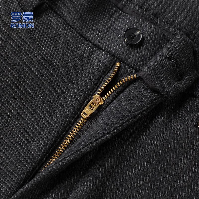 ROMON Men's Wool Blend Fleece Lined Casual Pants