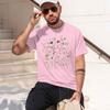 Floral Embroidery Style Unisexs Tshirt Wild Flowers Design Spring Summer Wear Gift For Him 2026 New Model Shortsleeve Crewneck T