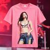 Weiches Oversized Jennie Porträt T-Shirt Für Kpop Fans Premium Bequeme Baumwolle Knackig Lebendiger Druck Großartig Für Konzerte Täglich Straße