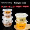 Thickened Disposable Corn Starch Soup Bowls with Lids