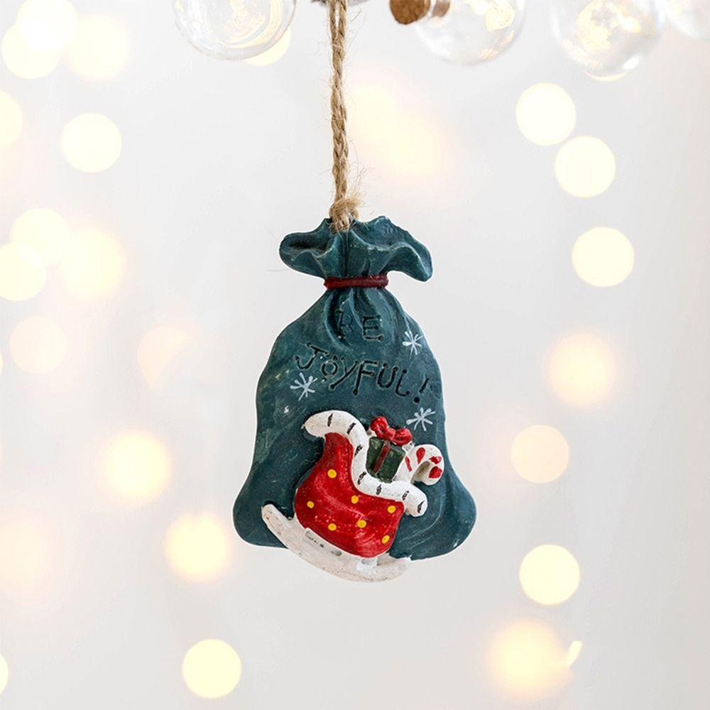 Toys Christmas Tree Christmas Resin Ornaments Socks Pendant Home Decoration Christmas Decoration