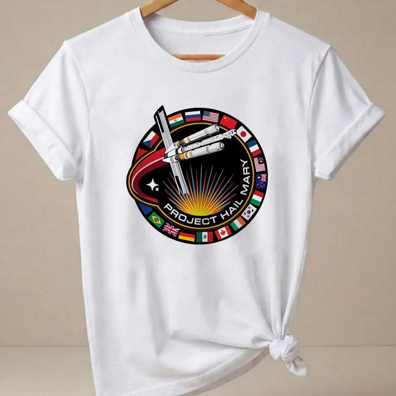 Amaze Rocket Rocky TShirt Unisex Printed Shortsleeve Tshirt Project Hail Mary Inspired Sci Fi Tee Unisex Book Lover Clothes