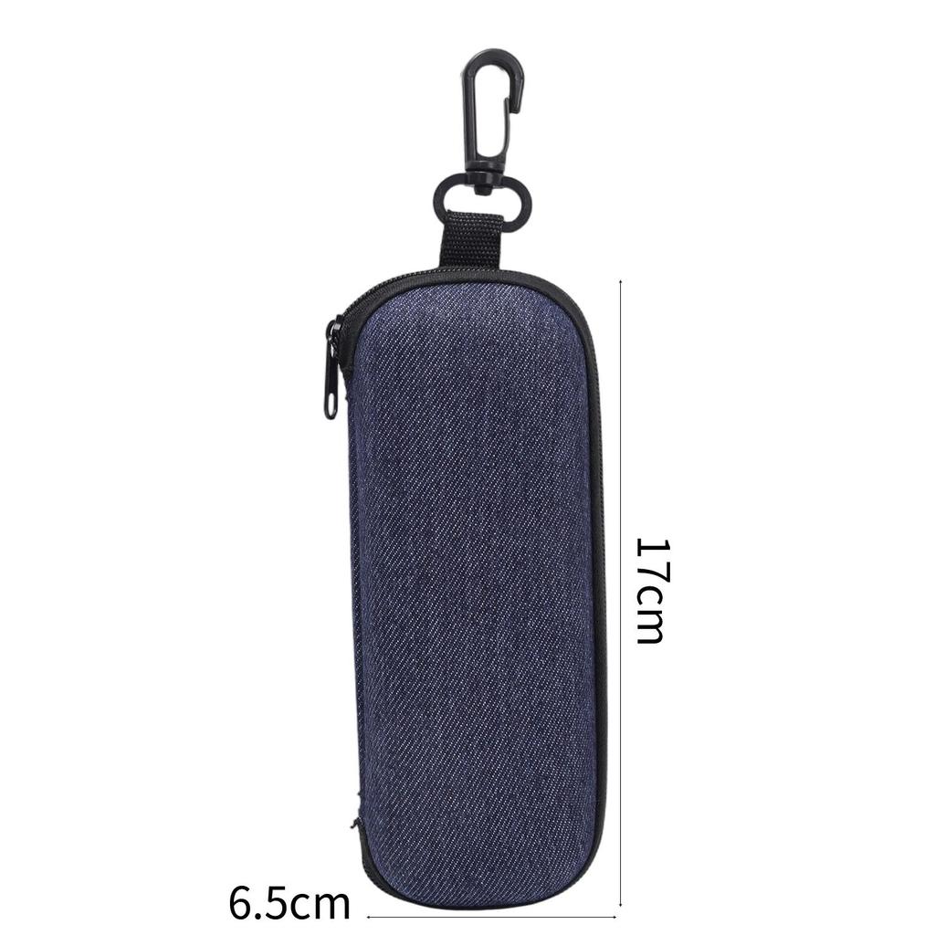 2026 EVA Oxford Cloth Pressure Resistant Sunglasses Box with Zipper Bag Hook Sunglass Case Portable Travel Eyelasses Accessories
