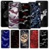 Goth Vampire Bat Animal Soft Phone Case For Samsung Galaxy S25 Edge S24 Plus S23 FE S22 S21 S20 Ultra 5G S10 Black Protect Cover