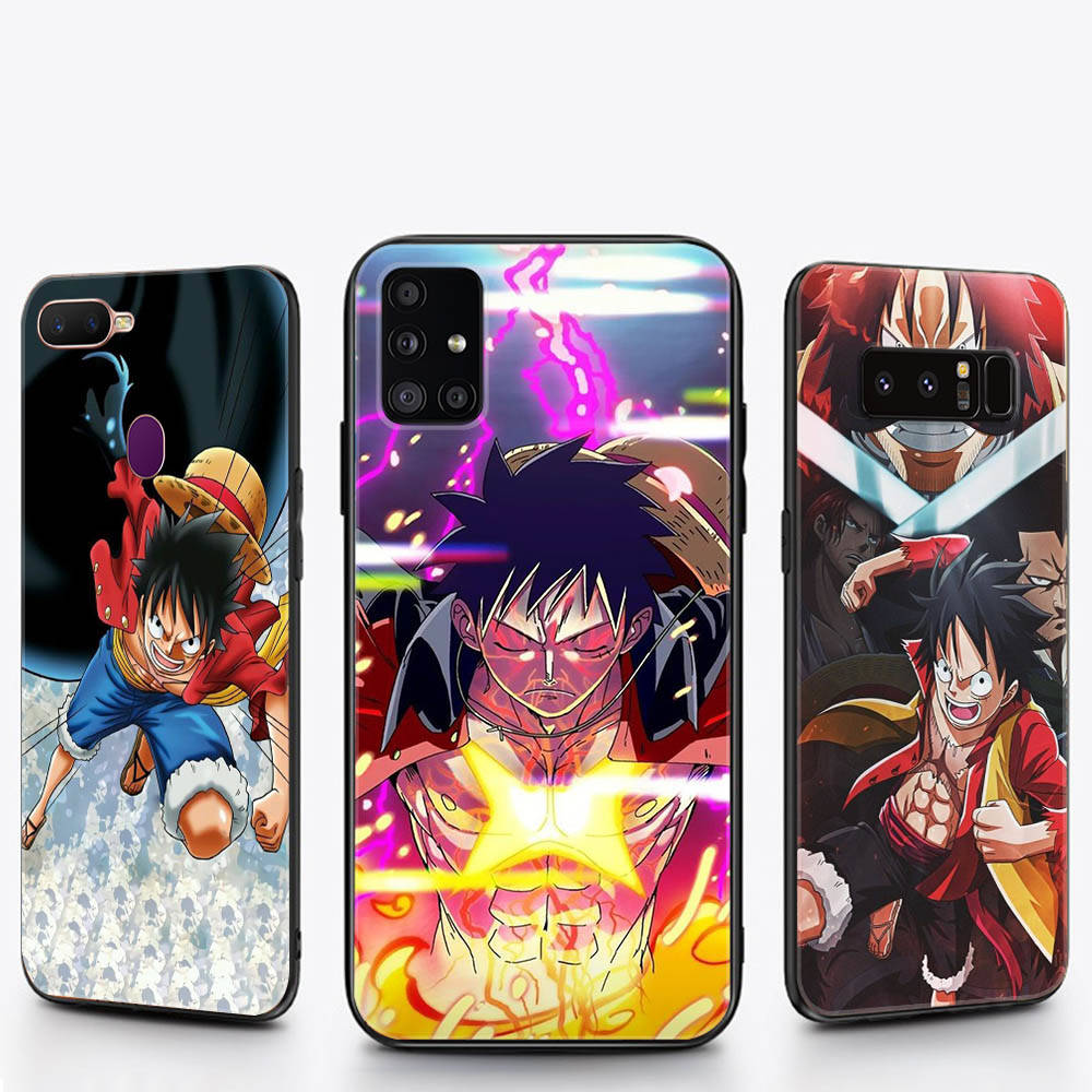 W-31 One Piece Luffy Soft Case for Samsung A04s A05s A10s A11 A12 A14 A15 A22 A23 A32 A50S M31 M51 M52 M53 A25 A30S A51 A52 A55 A70 A71 A72 S10 S9