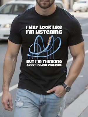 Funny Tshirt Funny Roller Coasters Graphic Tshirt - Im Th...