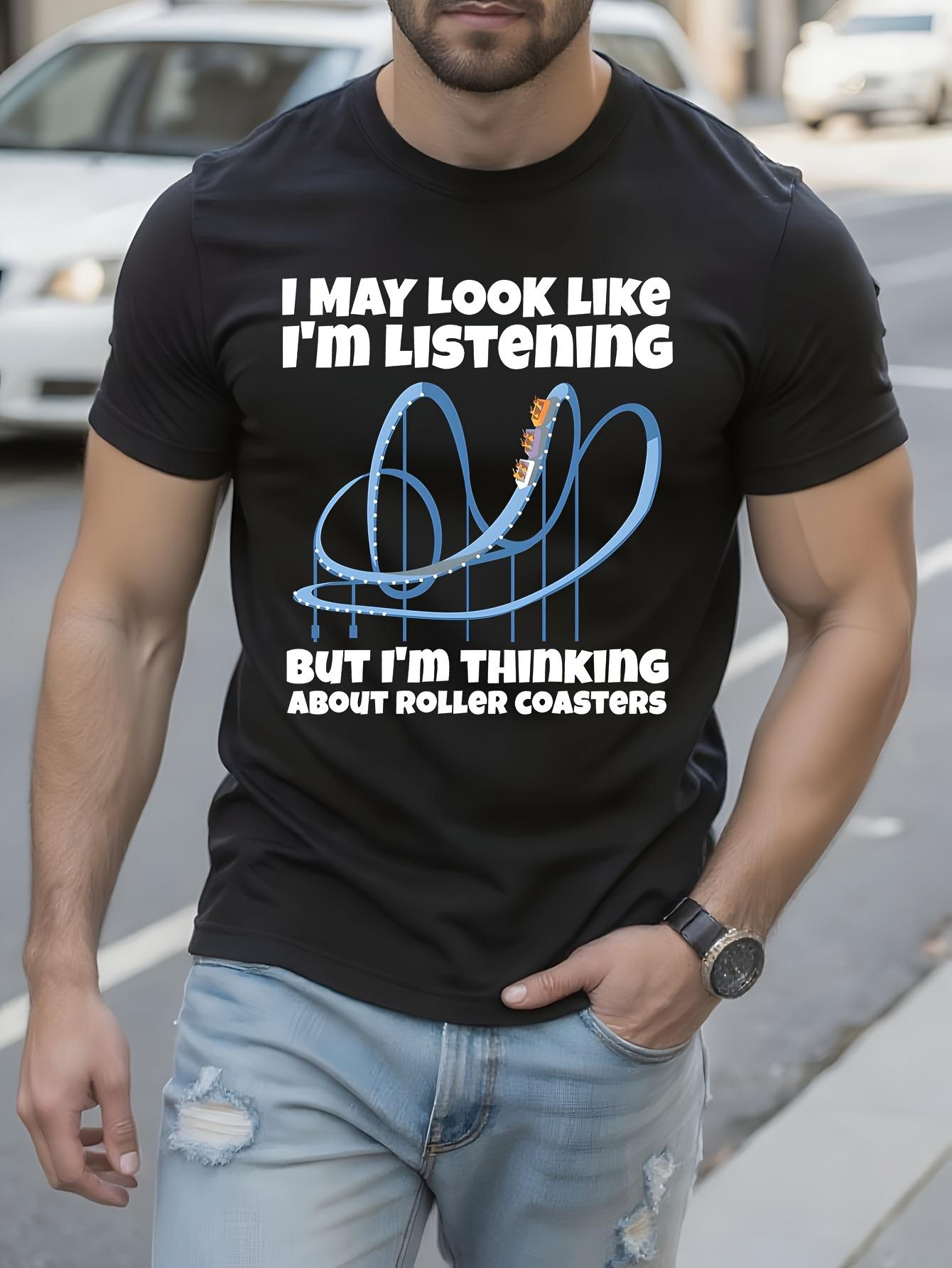 Funny Tshirt Funny Roller Coasters Graphic Tshirt - Im Th... XXL