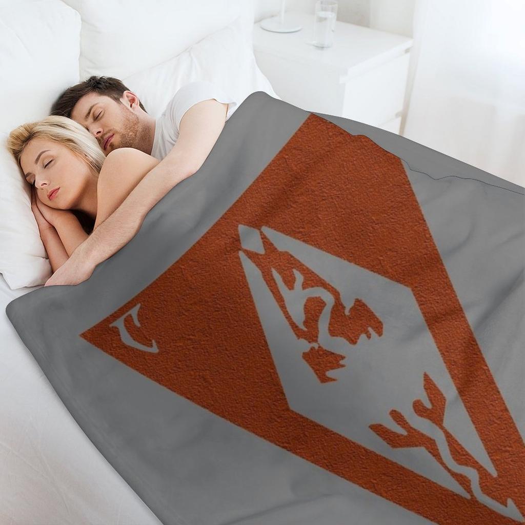 Morrowind Emblem Throw Blanket Tourist Blankets For Baby Flannel Fabric Luxury Designer Blankets
