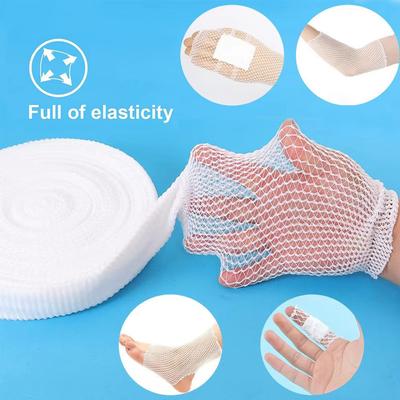 1 Rulou Bandaj Tubular Elastic Tip Plasă Tub din Gaze pentru Pansament Răni Bandaj Respirabil Fixare Plasă pentru Încheietură Cot Gambă