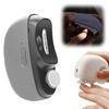 Elektrische Nagelschere mit Vakuum, 2-stufiger automatischer Nageltrimmer mit LED-Licht, Grau