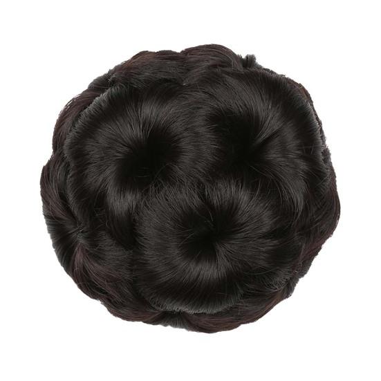 Synthetischer, lockiger Chignon-Haarknoten, Haarteil, Clip-in-Haarverlängerungen