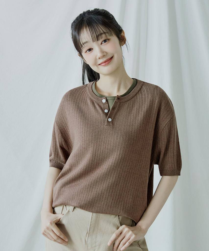 POLYGRAM Ribbed Essential Half Knit - 2 Types (Type B)