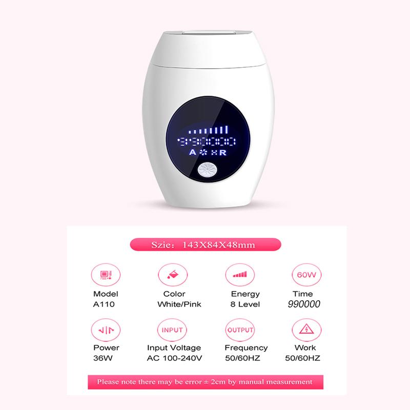 36W 999999 Flash Pro IPL Laser Hair Removal Permanent Body Skin Shaving Epilator Kit AC100V-240V