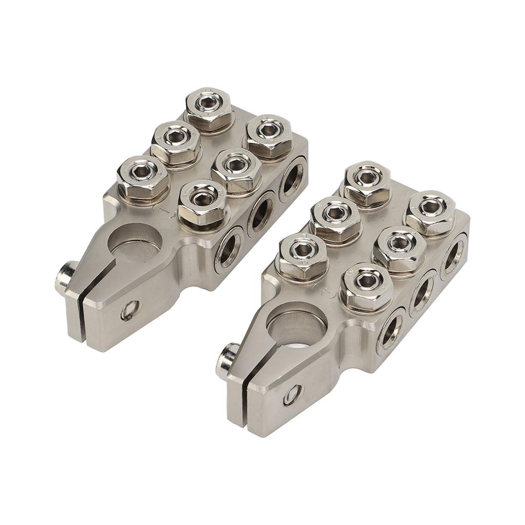 1 Pair Positive Negative 12 Way Heavey Duty Battery Terminals Clamps   Acid Battery Post Connector for Car