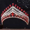 Bridal Rhinestone Crown Alloy Material Luxury Style Wedding Hair Accessory