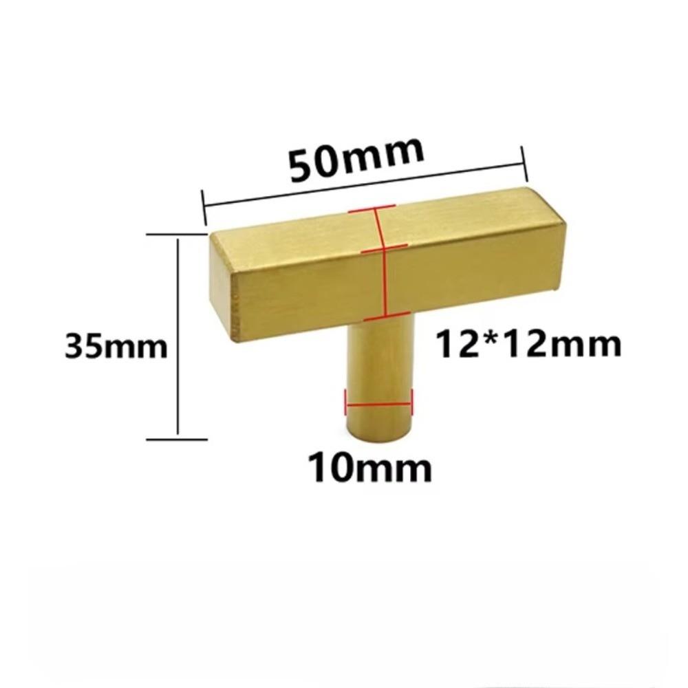 Stainless Steel Drawer Handles Gold Drawer Knobs Modern Cabinet Handles for Cupboard Wardrobe