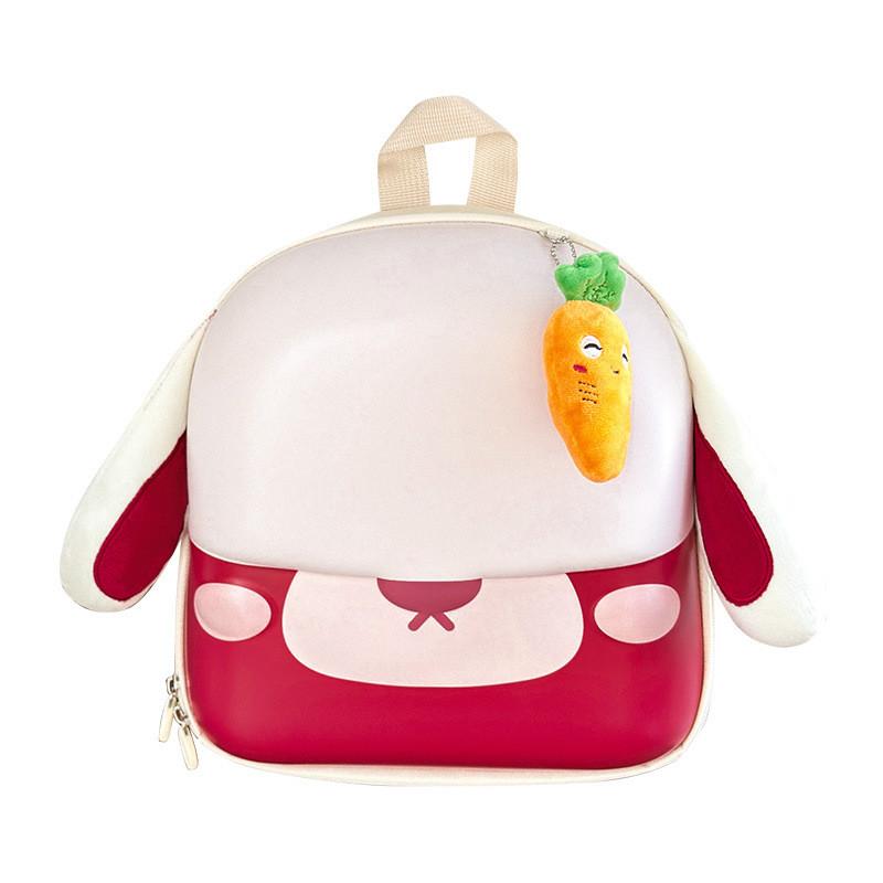 Cartoon Adorable Bunny Kids Backpack Lightweight Oxford Cloth For Boys And Girls