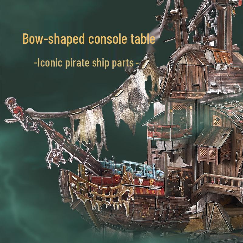 Pirates of the Caribbean Tortuga Bay 3D Jigsaw Puzzle: Handmade Rubik’s Cube Toy for Adults