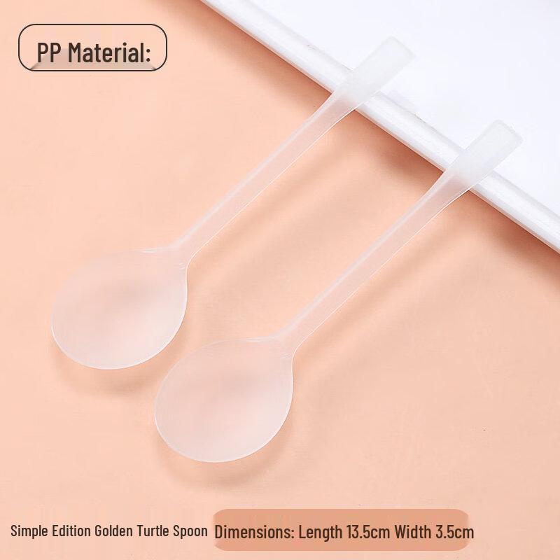 ZISIZ Disposable Plastic Spoon