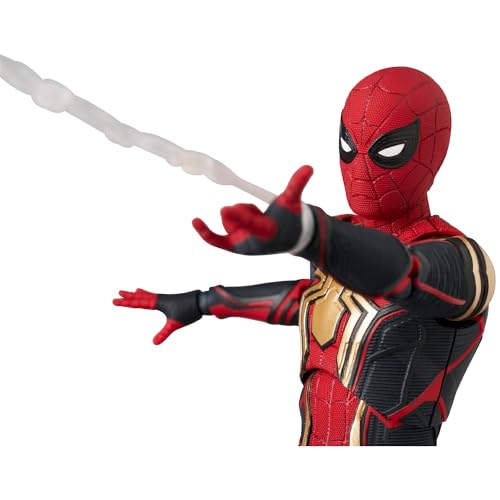 Medicom Toy MAFEX No. 245 Spider-Man Integrated Suit Action Figure, Approximately 150mm Tall, Non-scale, Pre-painted