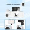 Professional 4K Mirrorless Camera 75MP Double Cameras 18X Digital  9 Photo Mode Portable Detachable Battery Support
