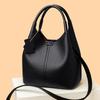 Handbag - Soft Leather Shoulder Bag for Carrying - Fashionable Single-shoulder Crossbody Bag - High-quality Bucket Bag