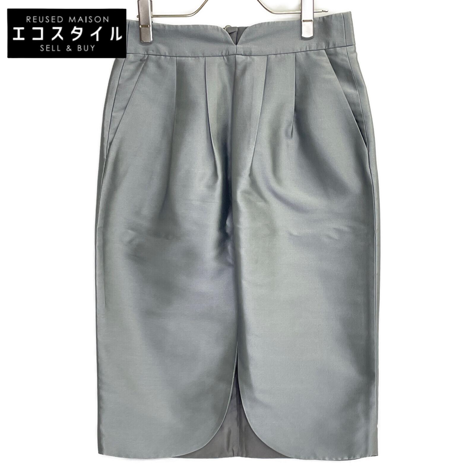 

GIORGIO ARMANI Gray 1SHNN04J T02AD Cocoon Slit Skirt skirt 40 grayUsed