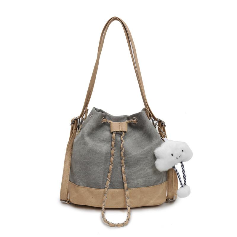 Chic And Stylish Bucket Bag For Women In Black Coffee Khaki And Blue Perfect For Fall Fashion