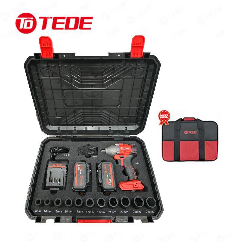 TEDE YD-6788 15-Piece Cordless Electric Impact Wrench Set